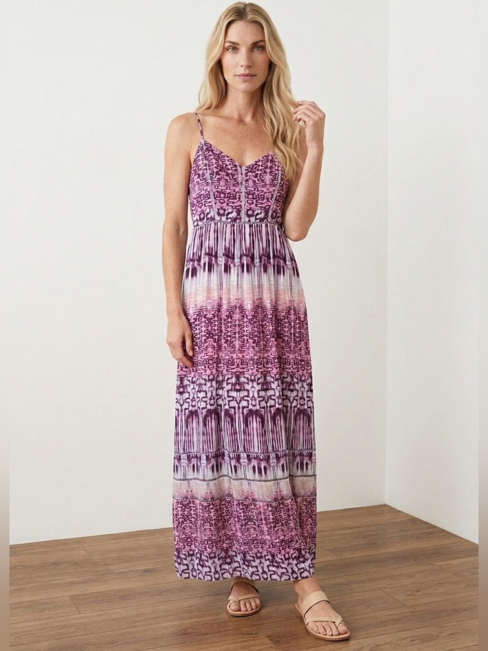 Beautiful silk maxi dress